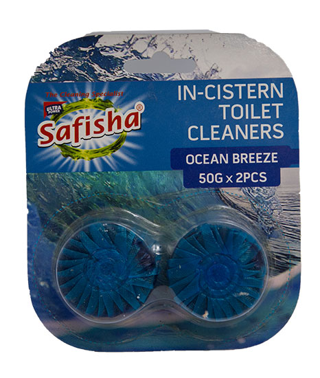 Safisha Toilet In Cistern Blocks Ocean Breeze 50G X2Pcs gallery_Neoking